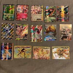 Lot of 14 GX and EX Pokémon Cards